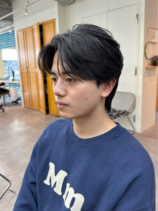 刈り上げないニュアンスパーマ