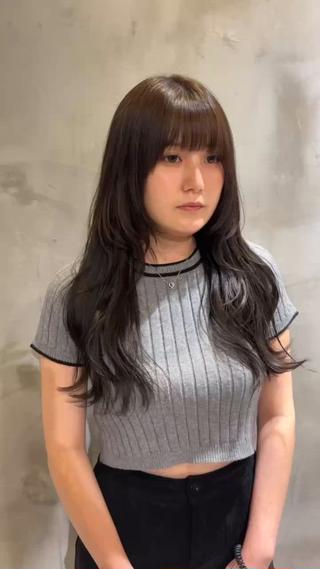 ロング カラー ❤︎韓国レイヤ ー❤︎/saraのヘアスタイル