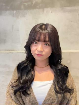 ロング カラー ❤︎韓国レイヤ ー❤︎/saraのヘアスタイル