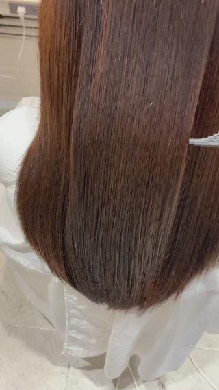 手で乾かしただけでこの輝き️ 