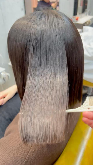 ボブ × プレミアム縮毛矯正 