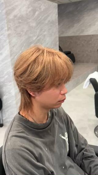メンズ ulus kobe 藤枝大地のヘアスタイル