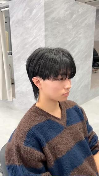 メンズ ulus kobe 藤枝大地のヘアスタイル