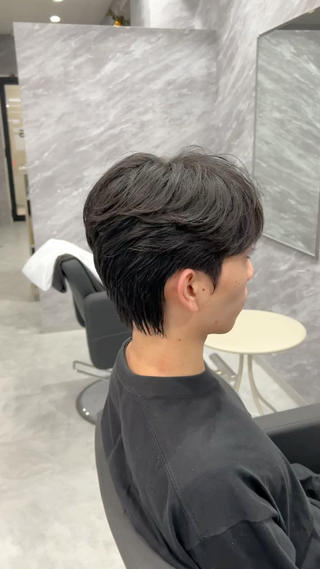 メンズ ulus kobe 藤枝大地のヘアスタイル