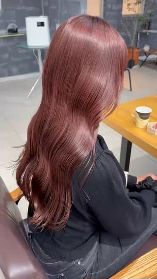 ロング カラー SHUN/ブリーチ/ カラー/臼井/佐倉のヘアスタイル