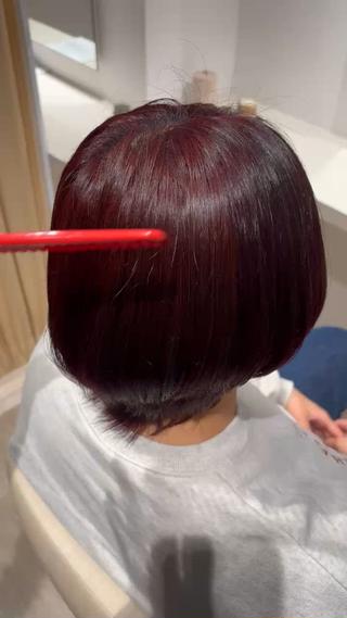 カラー misuzu/名古屋 /酸性ストレート🎀のヘアスタイル