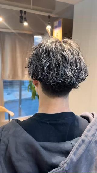 カラー パーマ メンズ 池田隼也 メンズ/パーマのヘアスタイル