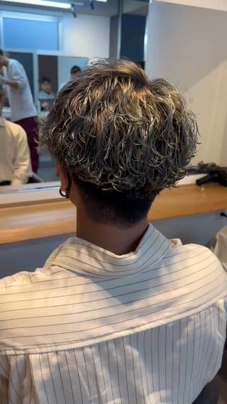 カラー パーマ メンズ 池田隼也 メンズ/パーマのヘアスタイル