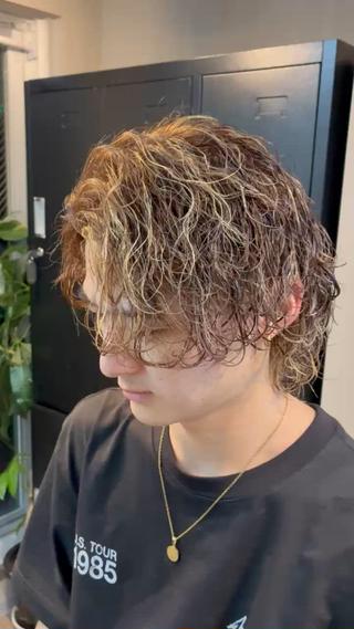 パーマ メンズ 🇺🇸大宮パーマ 波巻き/ツイスパのヘアスタイル