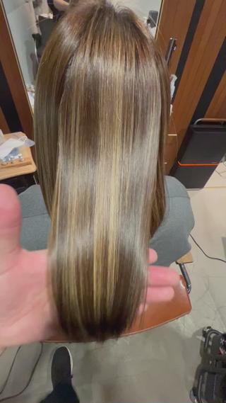 ミディアム 縮毛矯正&髪質改善 MAILHAIRのヘアスタイル