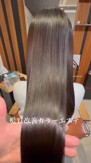 ロング 縮毛矯正&髪質改善 MAILHAIRのヘアスタイル