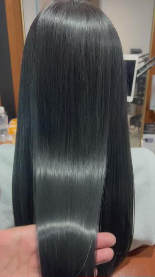 ロング 縮毛矯正&髪質改善 MAILHAIRのヘアスタイル