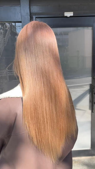 ロング カラー ブリーチ/髪質改善 Norikaのヘアスタイル