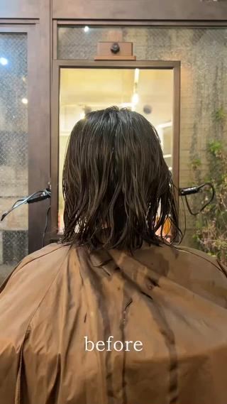 ミディアム パーマ 🌿ボブ パーマ高橋啓太🌿のヘアスタイル