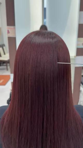 カラー イマムラ ナナのヘアスタイル