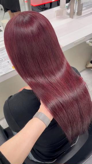 ロング 🥀似合わせカラー× 中韓mix うた🥀のヘアスタイル