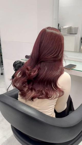 ロング 🥀似合わせカラー× 中韓mix うた🥀のヘアスタイル