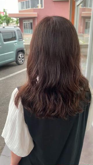 半年前のパーマ