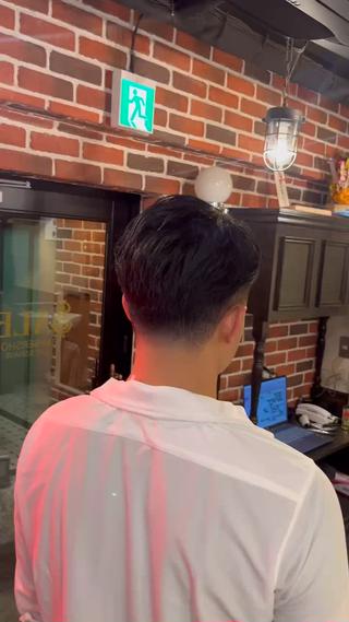 ショート メンズ 佐藤 稜大のヘアスタイル