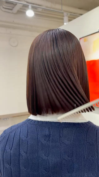 ミディアム カラー パーマ ⌇🌹透明感カラー 🌹ᴍᴇɢᴜᴍɪ ⌇のヘアスタイル