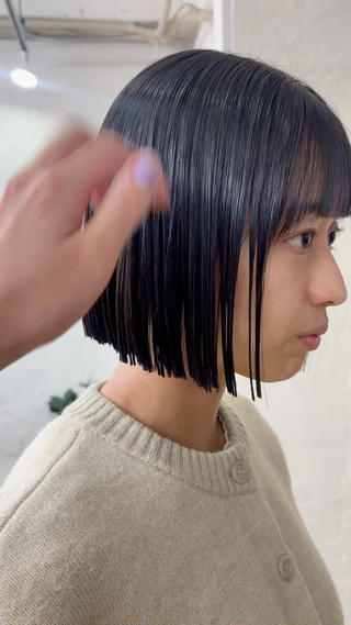 ミディアム パーマ ⌇🌹透明感カラー 🌹ᴍᴇɢᴜᴍɪ ⌇のヘアスタイル