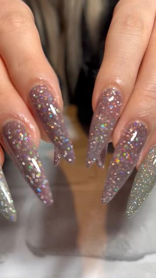 長さだしフラッシュネイル ¥8300