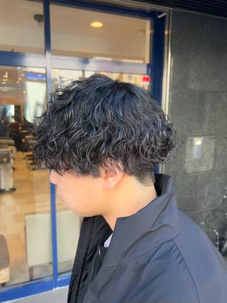 ショート パーマ メンズ パーマ/縮毛矯正/ 店長 ・村田伊吹のヘアスタイル