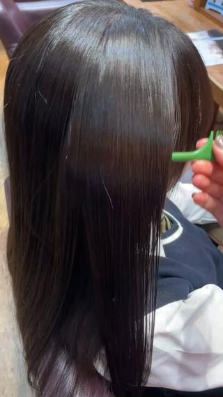 アイロンお仕上げ無しのツヤ髪を実現します