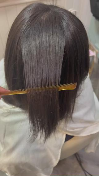 髪質改善ストレート