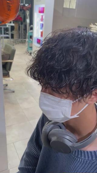 下北沢/メンズ/パーマ/波巻スパイラル/波巻き/ツイストスパイラル/眉毛