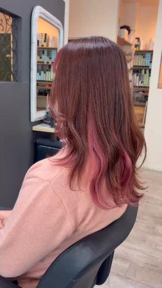 セミロング カラー YURA hairのヘアスタイル