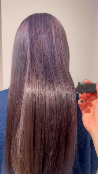 1bleach+color
ブリーチした髪をトリートメントでしっかりケアして艶サラに