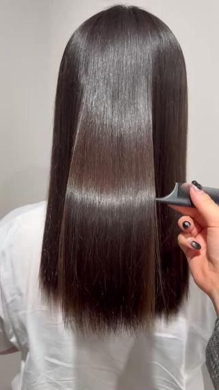 水素でツヤツヤサラサラな髪に