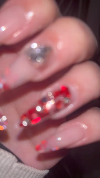 デザスカ バレンタインネイル