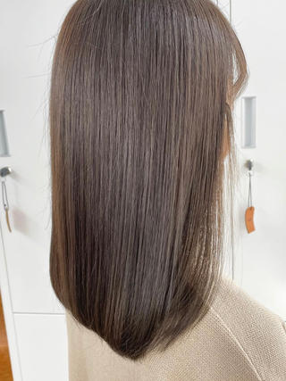 柔らかいベージュ×LAケラチントリートメント