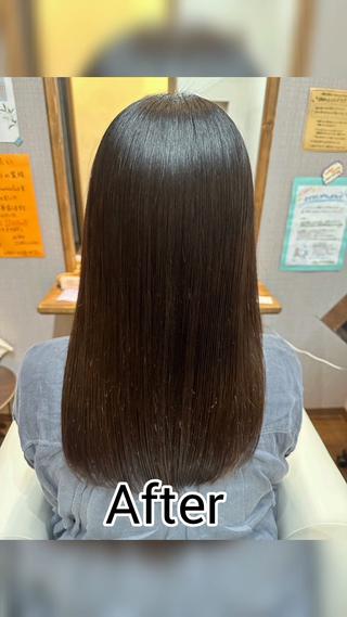 セミロング おだ ももかのヘアスタイル