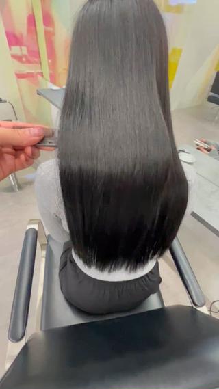 ロング 奥野碧🌈艶髪 /ダメージレスカラーのヘアスタイル