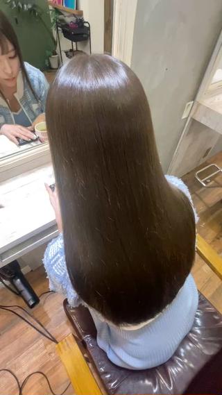 ロング 透明感カラー🪄 髪質改善♡田中みづきのヘアスタイル