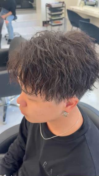 パーマ AITOKYOアキラ 渋谷/縮毛/パーマのヘアスタイル