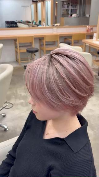 少し青みがあるので深みがあるピンクです!