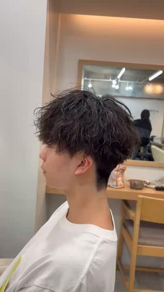 パーマ AITOKYOアキラ 渋谷/縮毛/パーマのヘアスタイル