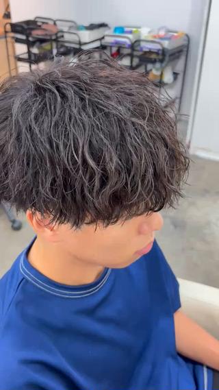 パーマ AITOKYOアキラ 渋谷/縮毛/パーマのヘアスタイル