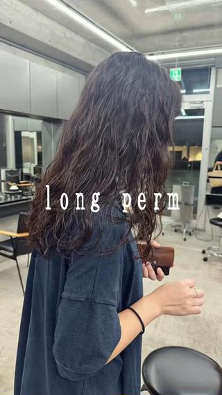 ウェーブパーマ 波打ちパーマ ウェーブヘア