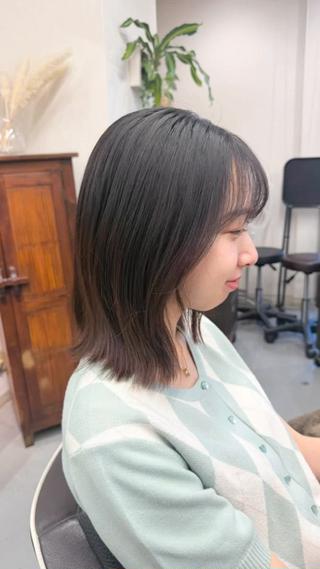 セミロング 全国カットコンテスト 受賞🏅satoのヘアスタイル