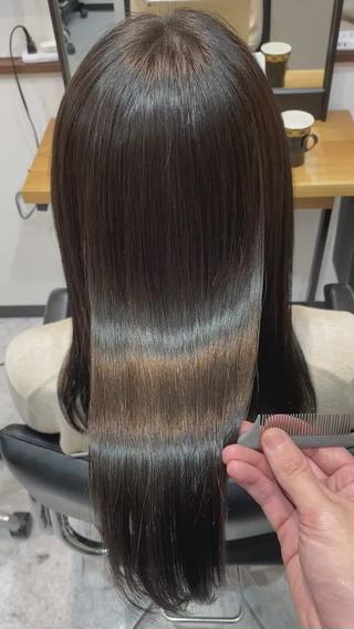 セミロング カラー 【透明感、艶髪】西村 有司のヘアスタイル