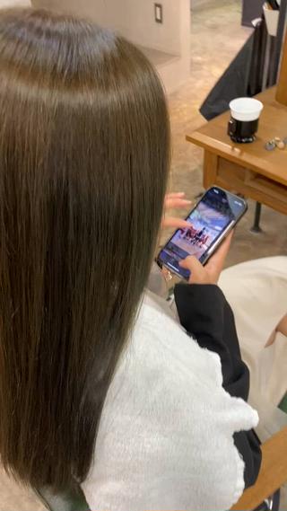 セミロング カラー SALOWIN神戸三宮East店所属・【透明感、艶髪】西村 有司のヘアスタイル