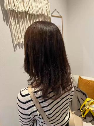 パーマ 吉田 咲樹のヘアスタイル