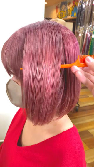 ミディアム カラー 内山 京耶のヘアスタイル