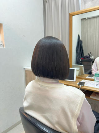 ミディアム 大宮縮毛矯正の達人 髪質改善/レイヤーのヘアスタイル