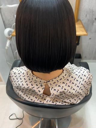 ミディアム 大宮縮毛矯正の達人 髪質改善/レイヤーのヘアスタイル